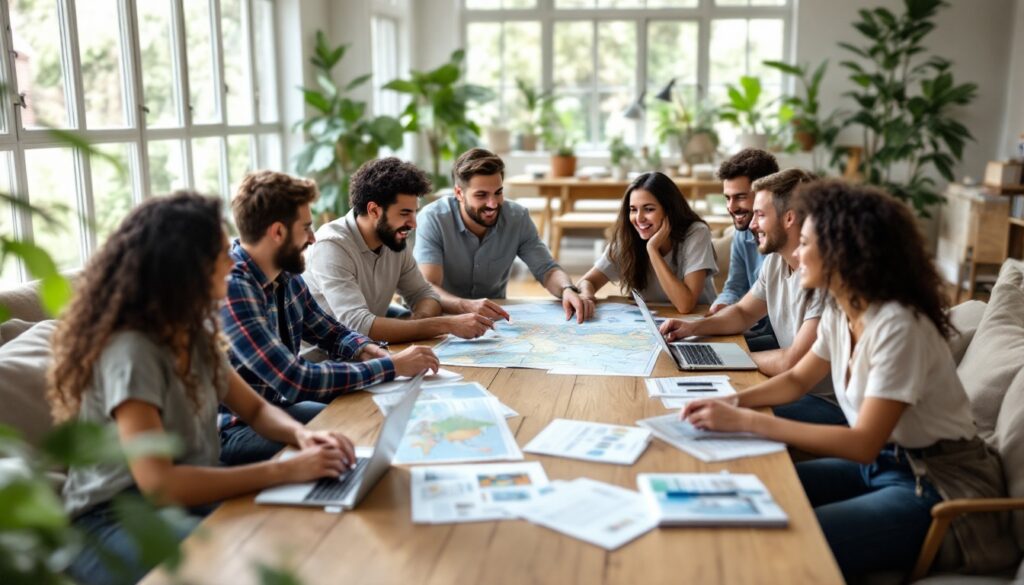 organiser un voyage de groupe